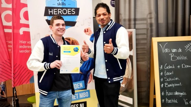Sam van Haandel wint kwalificatiewedstrijd Skills Heroes ICT-beheerder